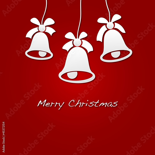 Merry Christmas Glocken (Rot)