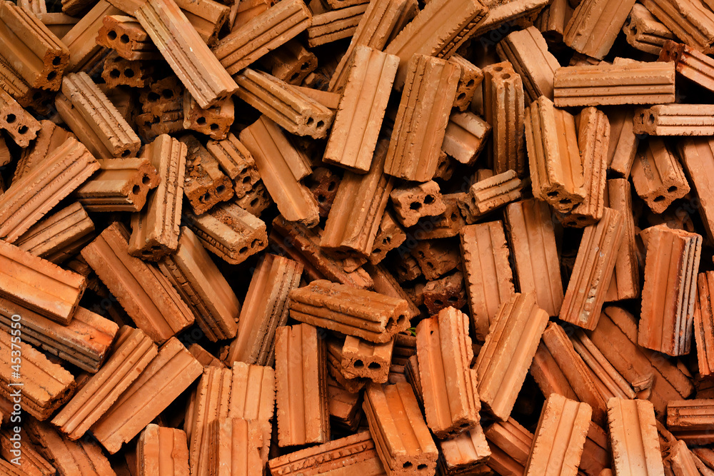 background from orange bricks background from orange bricks