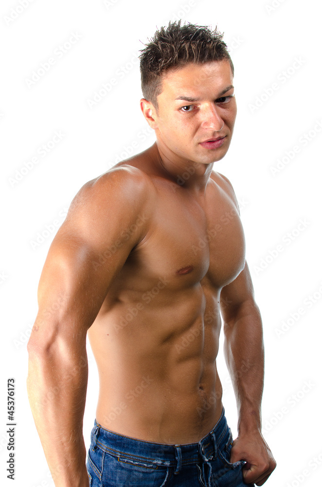 Portrait of muscular man Portrait of muscular man