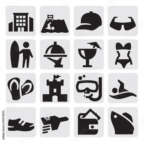 vacation icons