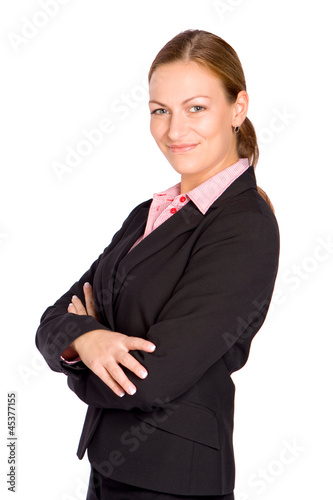 Erfolgreiche junge Geschäftsfrau