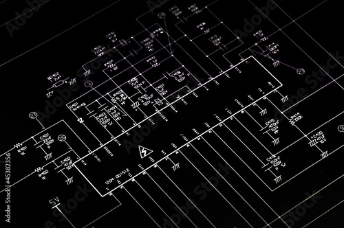 Electrical shematic diagram.