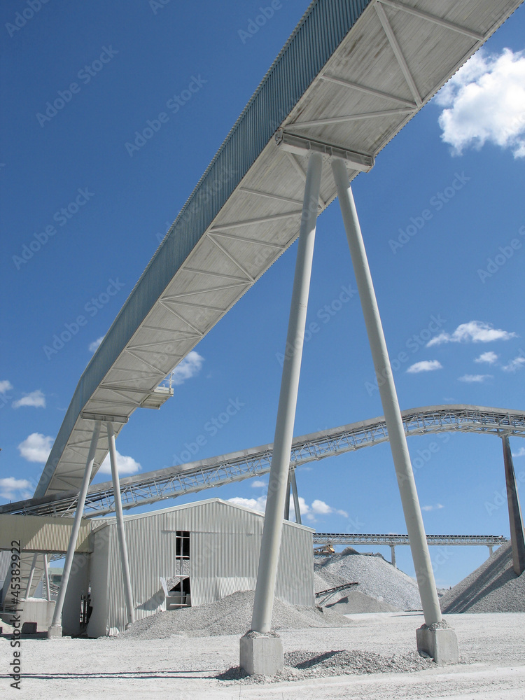 Obraz premium Kieswerk - Zementwerk