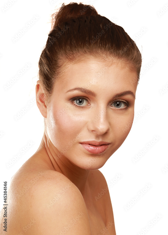 Portrait of the young beautiful girl Portrait of the young beautiful girl