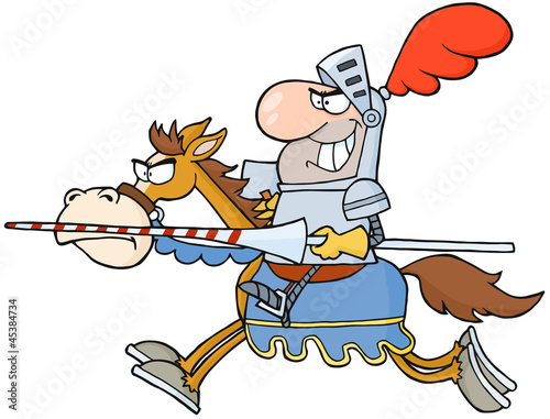 Knight Riding Horse