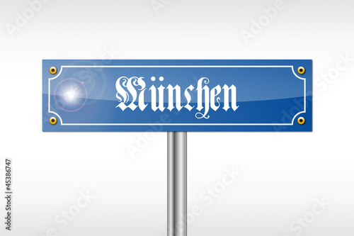 München Schild