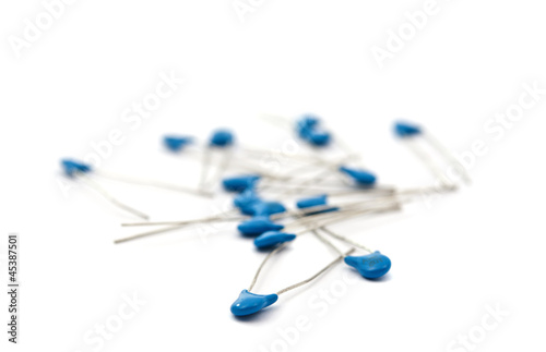 Resistors isolated