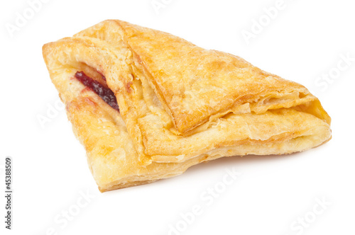 puff pastry isolated