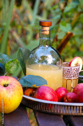 Äpfel und Apfelsaft