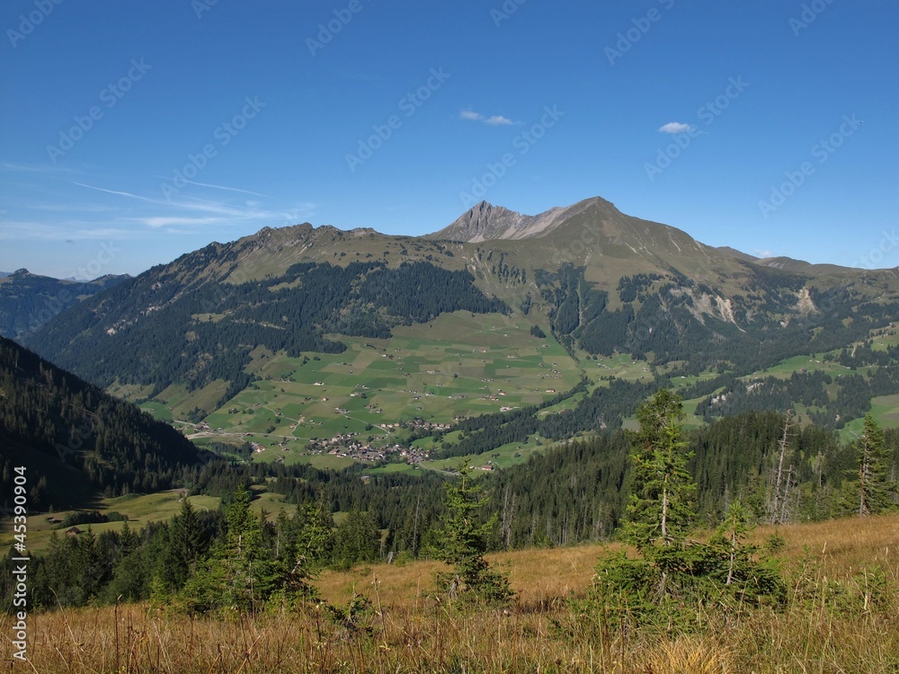 Idyllic Village In The Bernese Oberland named Lauenen