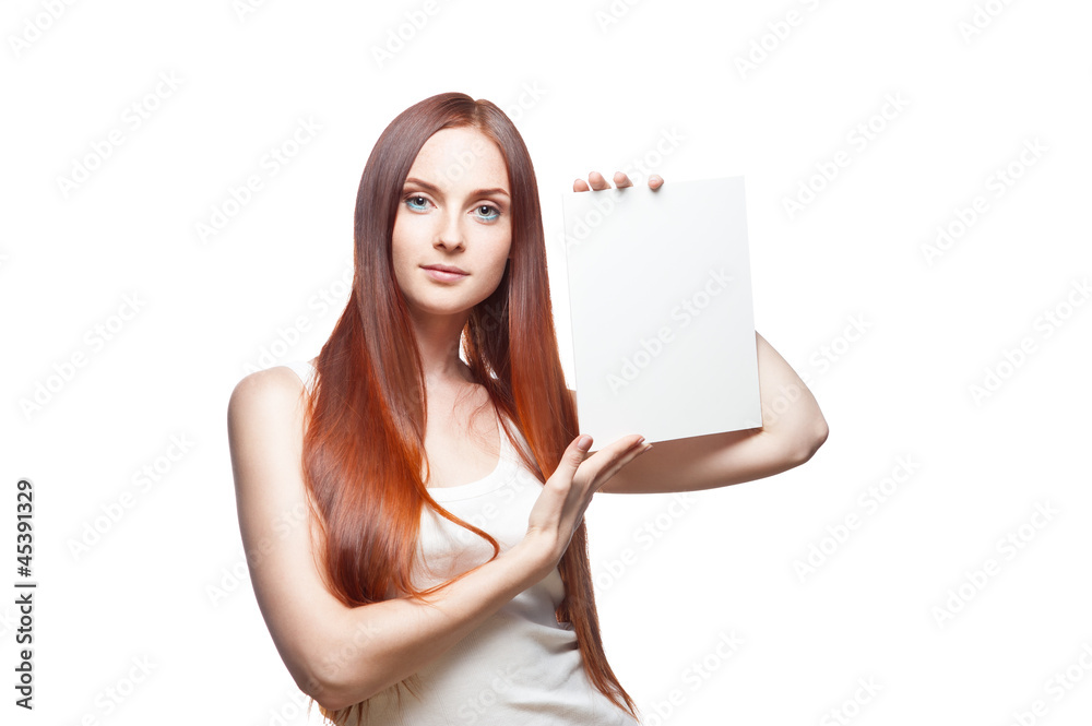 female in casual outfit holding sign female in casual outfit holding sign