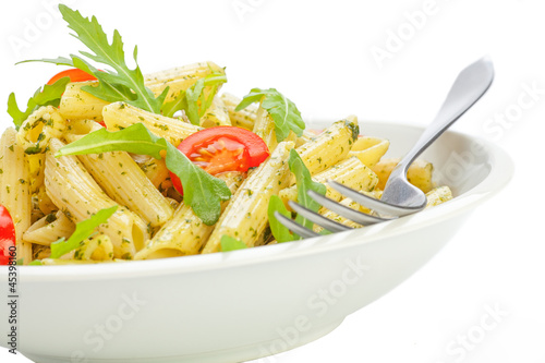 Tortiglioni mit Baslikum Pesto photo