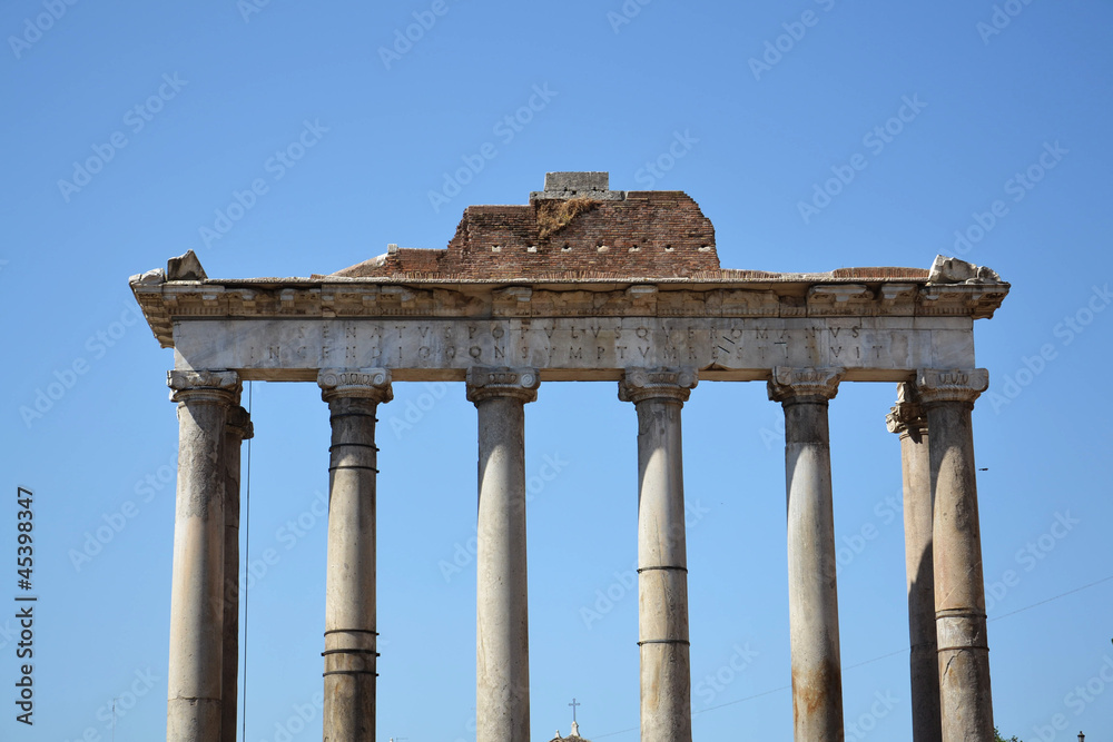 Ionic Columns in the Forum Romanum