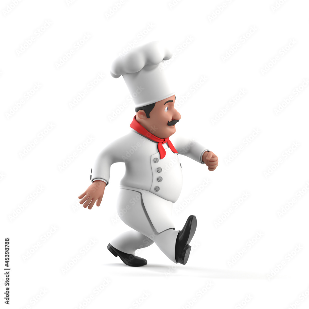 3d rendered illustration of a kitchen chef 3d rendered illustration of a kitchen chef