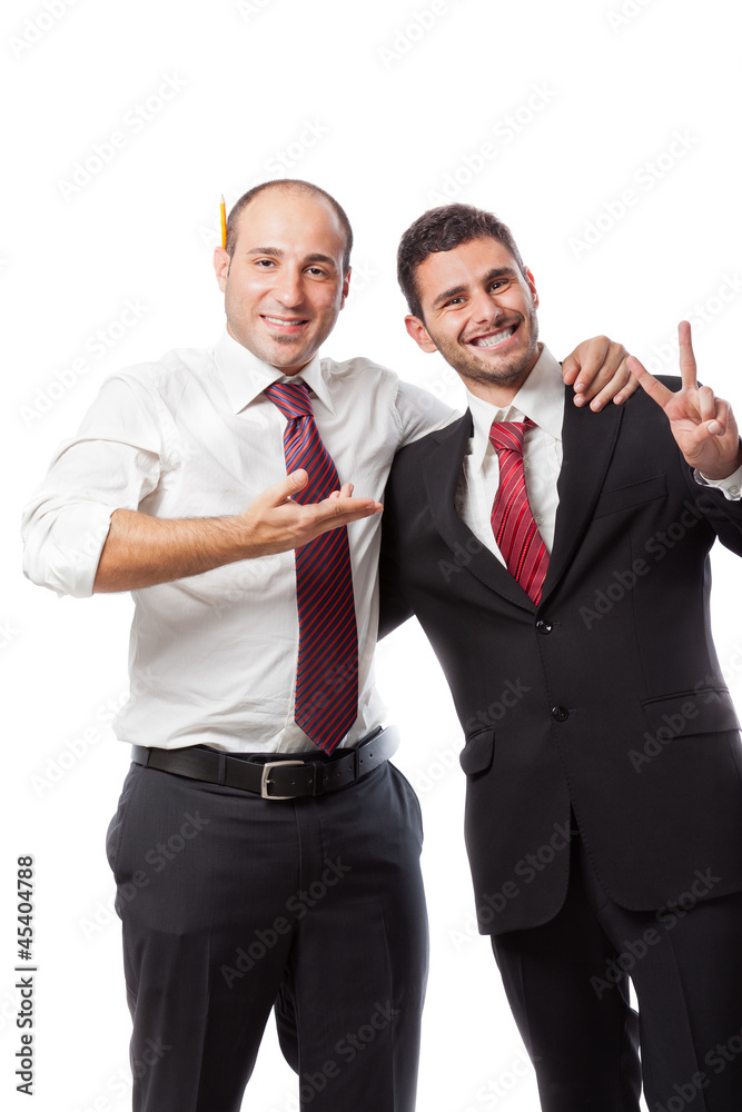 Two happy Businessman Two happy Businessman