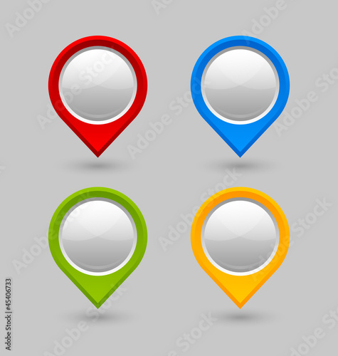 Free Download Map mark pointers - GFXLoad