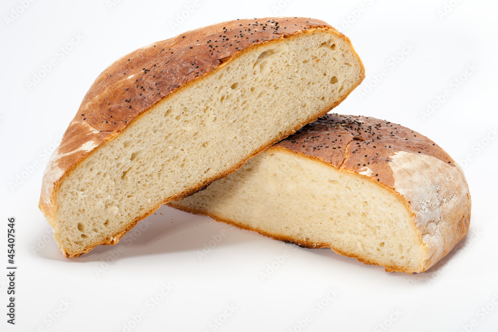 large loaves of bread traditionally roasted