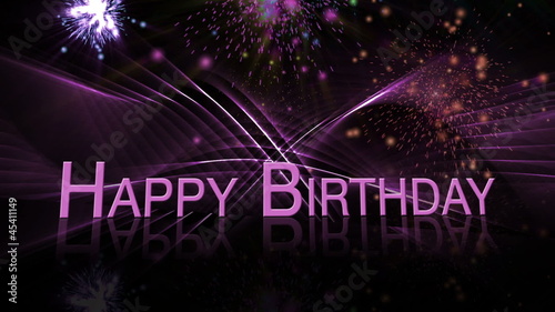 Happy Birthday - Herzlichen Glückwunsch