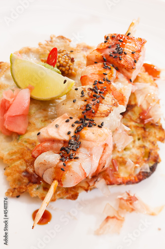 seafood kebab