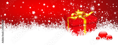 Winterlandschaft, Panorama, Banner, Webdesign, Hintergrund, Eis