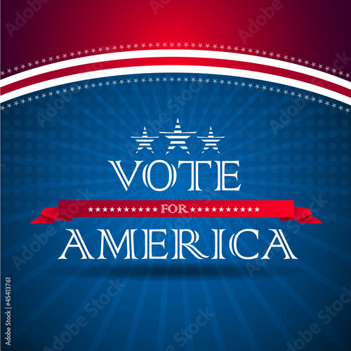 Vote for America - election poster