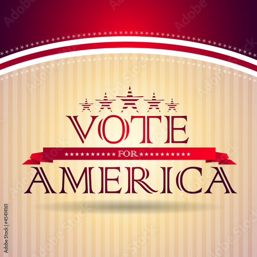 Vote for America - election poster