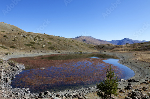 Site, black lakes and Gignoux,  France photo