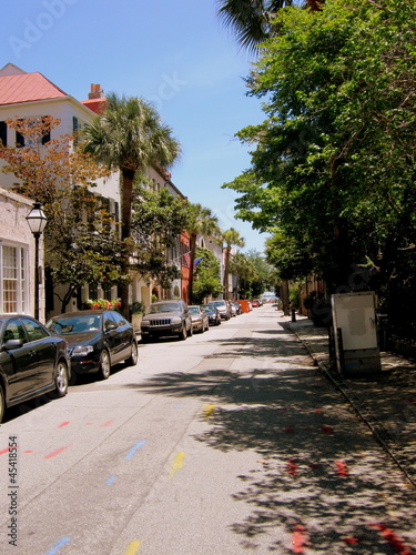 Road leading to the fountain