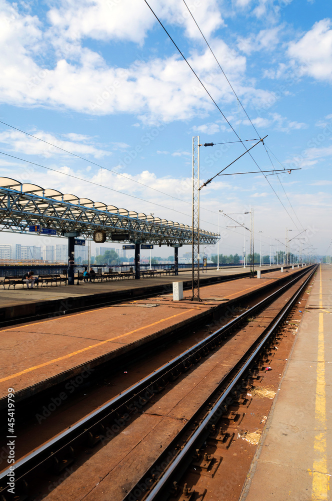 Obraz premium Railroad station