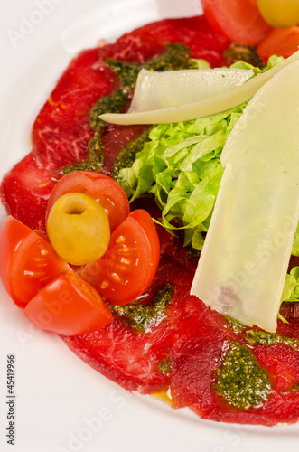 Meat carpaccio