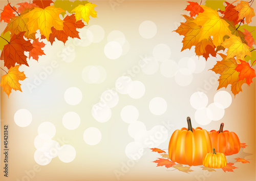 Autumn , postcard .
