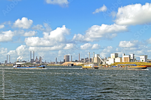 Industry near IJmuiden in the Netherlands photo