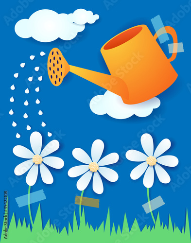 Gardening, collage