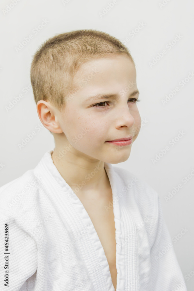 portrait of cute young teen boy in kimono portrait of cute young teen boy in kimono