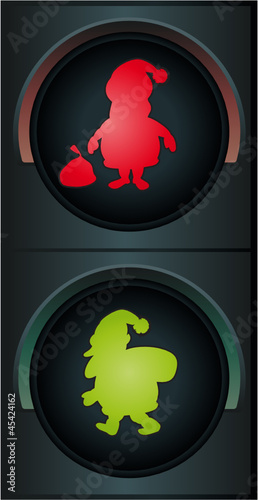 Ampelweihnachtsmann