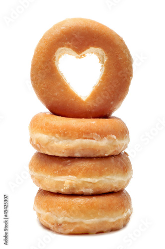 donuts with a heart shaped hole
