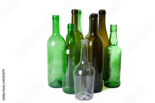 a lot of wine bottles