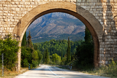 scenic arch in Croatia