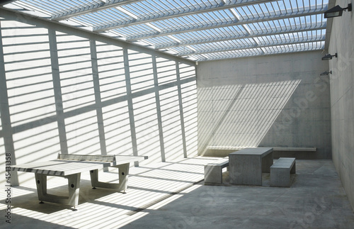 Obraz na plátně Prison yard