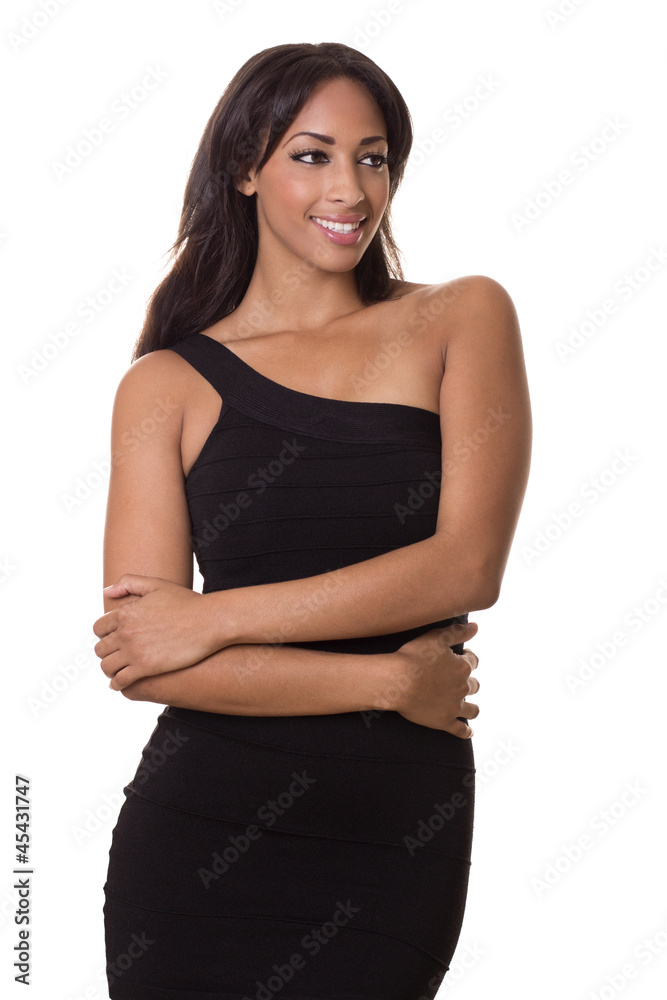 Sophisticated beauty in a lil black dress. Sophisticated beauty in a lil black dress.