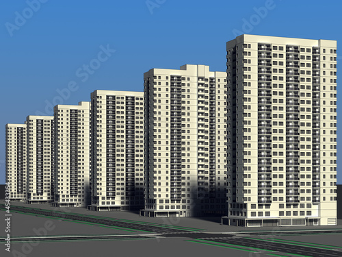Sketch of the modern city street