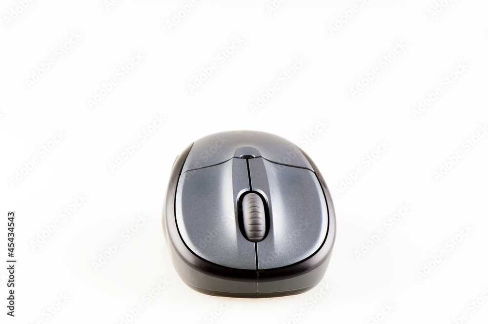 computer mouse isolated on white grey horizontal computer mouse isolated on white grey horizontal