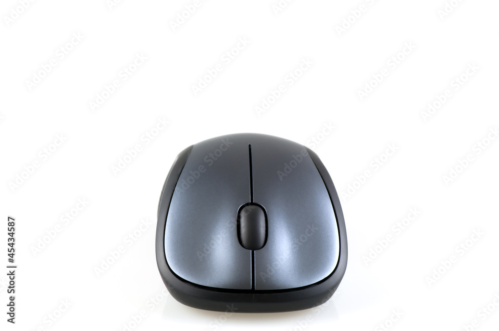 computer mouse isolated on white grey horizontal computer mouse isolated on white grey horizontal