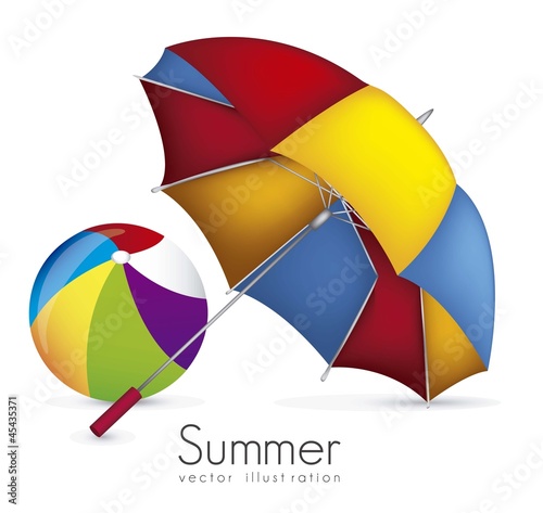 Summer and beach icons