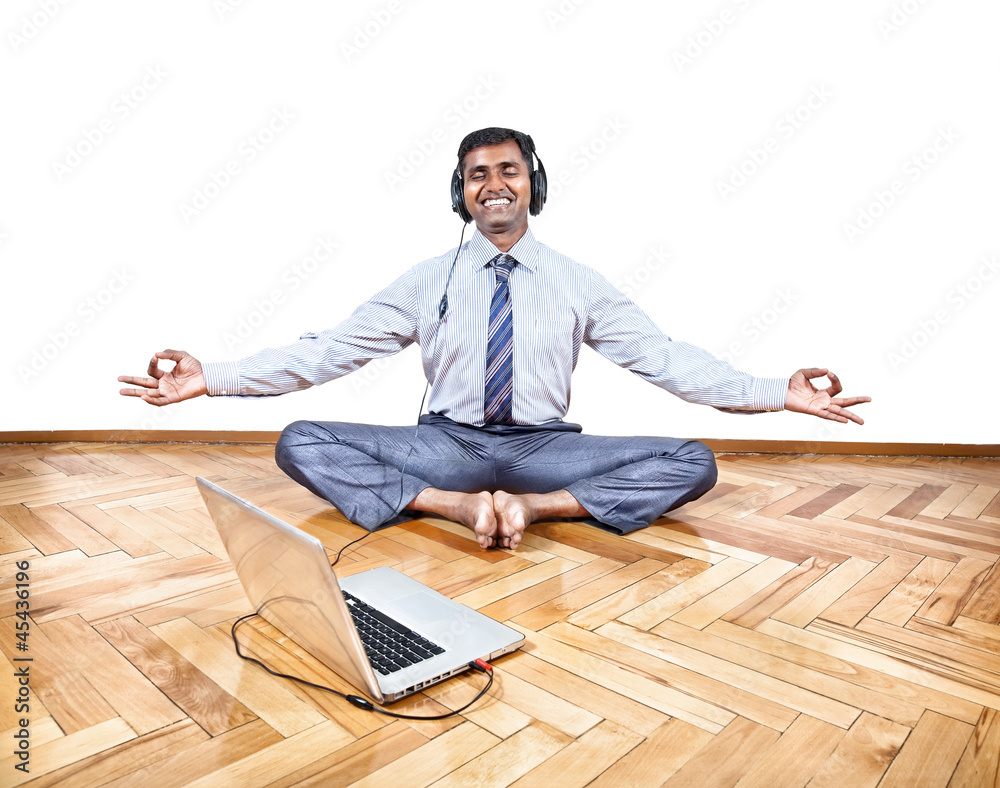 Fototapeta premium Business yoga