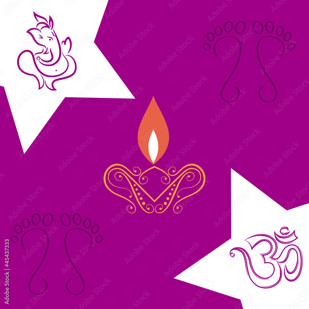 Ganesha Diwali Design