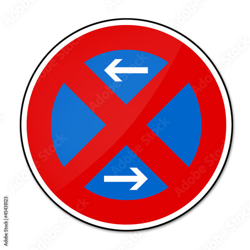 Free Download Verbotsschild - absolutes Halteverbot rechts und links - GFXLoad