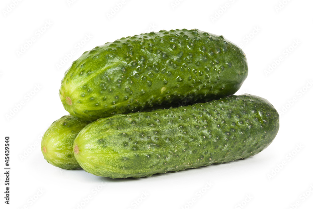 Cucumber isolated over white background Cucumber isolated over white background