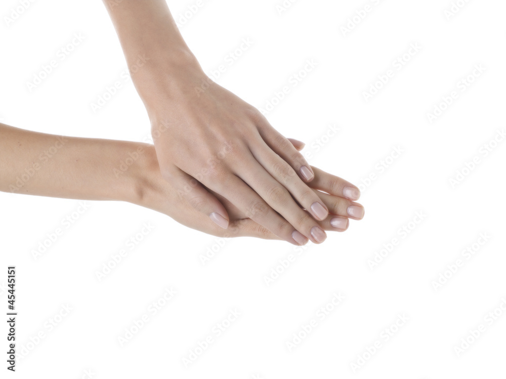 womans hands