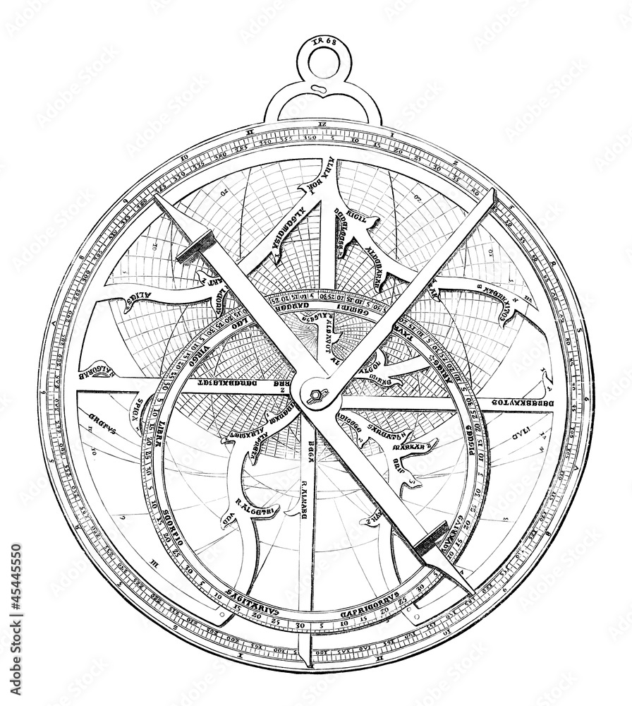 Fototapeta premium Ancient Astrolabe - 15th century